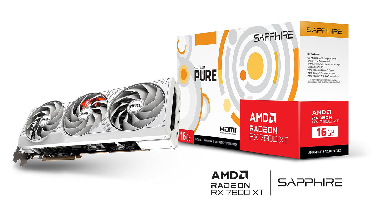 Tarjeta Gráfica Sapphire 11330-03-20G AMD Radeon RX 7800 XT 16 GB RAM