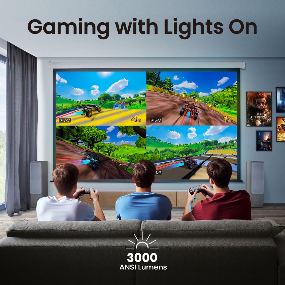 Proyector láser BenQ TK700ST 4K HDR 3000 lúmenes para Cine y Gaming con 4ms, 240Hz, HDR10 & HLG, Soporte ARC/eARC, corrección Trapezoidal 2D y rotación de Imagen