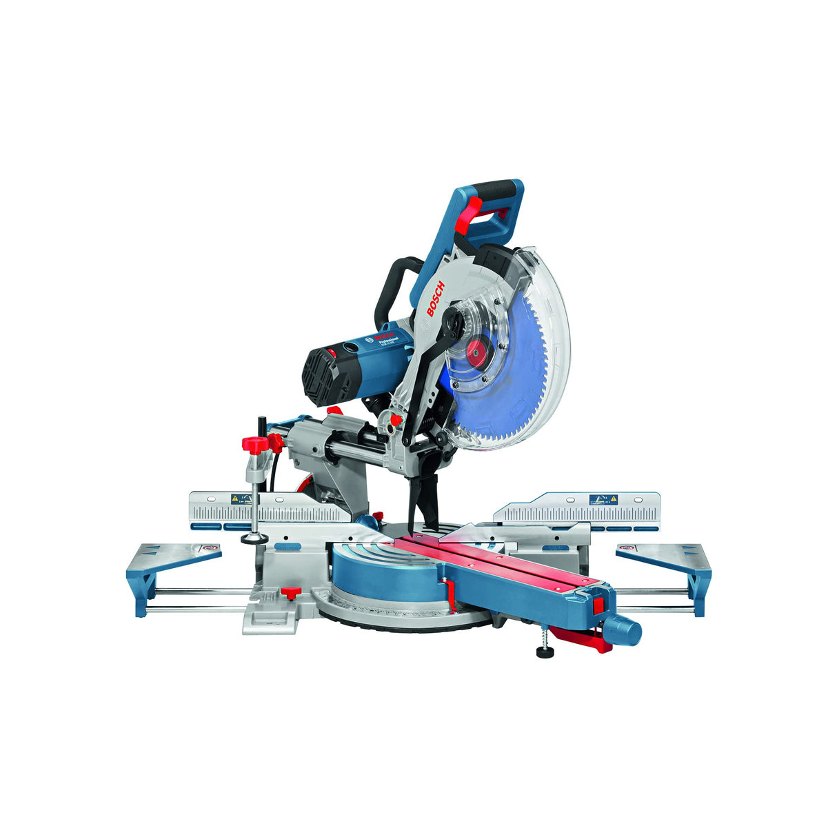 Bosch Professional GCM 12 SDE - Ingletadora telescópica (1800 W, Ø disco 305 mm, Soft Start, vel. regulable, láser)