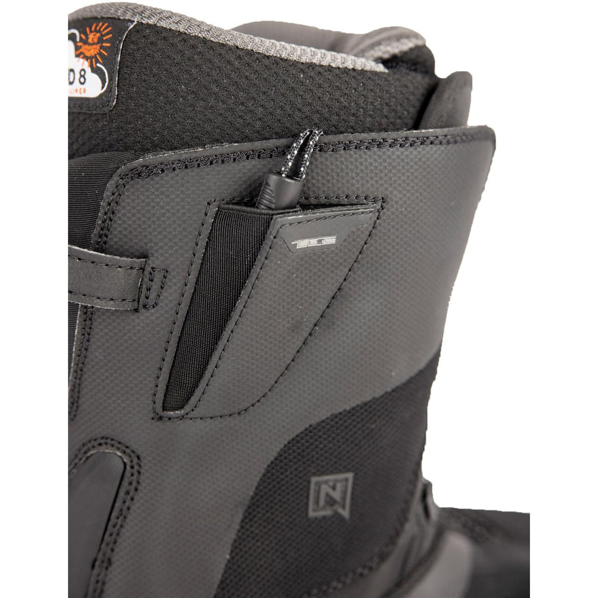 Nitro Skylab TLS '23 Splitboardboot All Mountain Freeride Premium Sistema de Cordones rápidos para Barcos Snowboard, Hombres, Negro auténtico, MP 28.5 // EU 43 1/3 // US 10,5