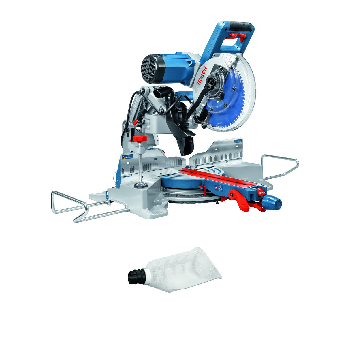 Bosch Professional GCM 10 GDJ - Ingletadora telescópica (1800 W, Ø disco 254 mm, en caja)