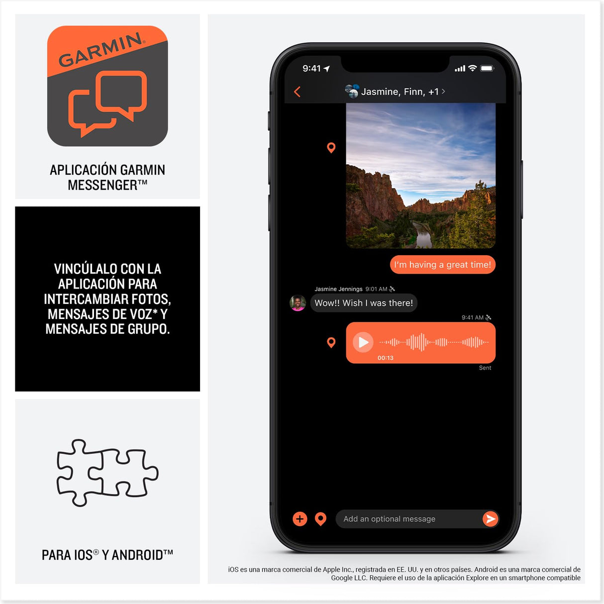 Garmin inReach Messenger Plus, GPS portátil Compacto con mensajería Multimedia bidireccional, Disparador SOS dedicado, mapas mejorados, navegación y Datos de ubicación precisos por satélite