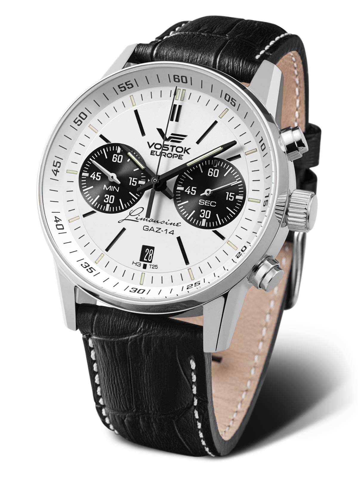 Vostok Europe Reloj Analógico para Hombre de con Correa en Cuero 565A598