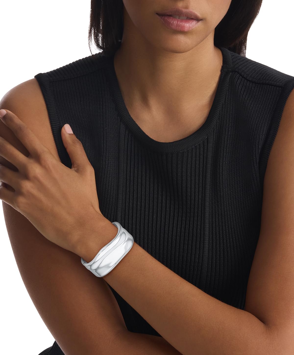 Calvin Klein Brazalete Rígido para Mujer Colección ELEMENTAL de Acero Inoxidable - 35000640