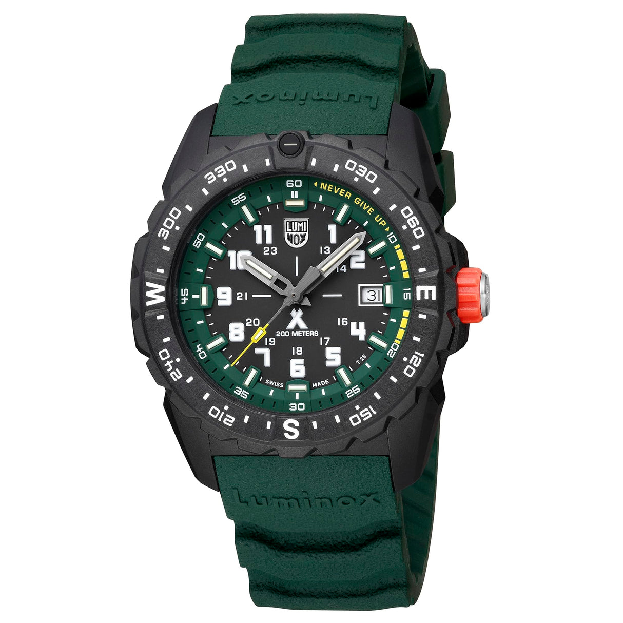Luminox Reloj Analógico para Hombres de Cuarzo Suizo con Correa en Caucho XB.3735