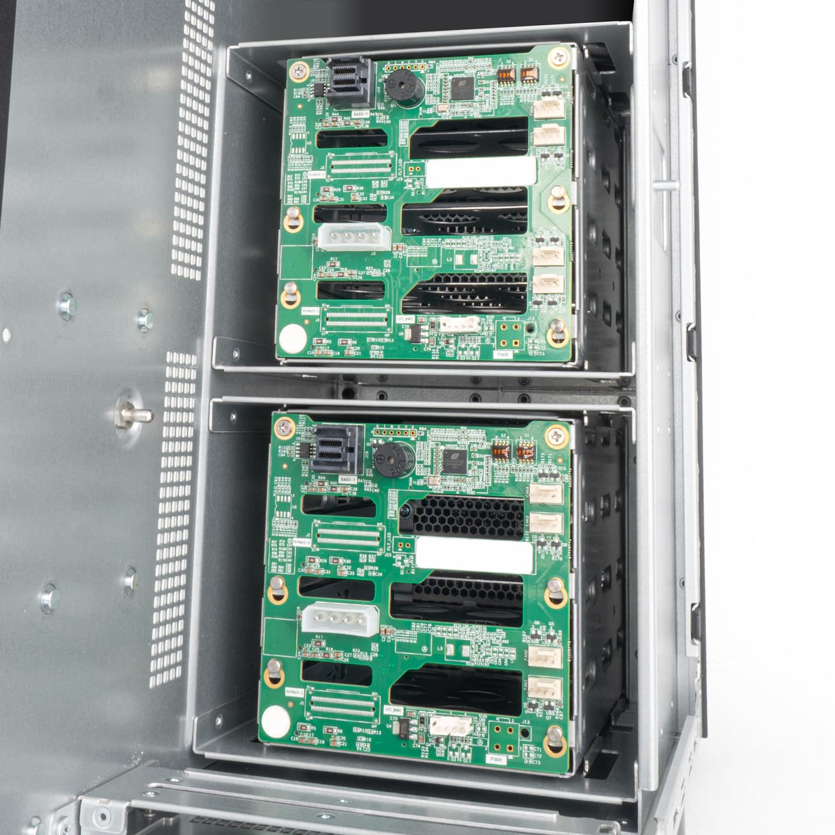 Silverstone WS380-E, Chasis de estación de Trabajo Profesional de Alta expandibilidad con 8 bandejas Intercambiables en Caliente y Soporte para radiador de 360 mm, SST-WS380-E