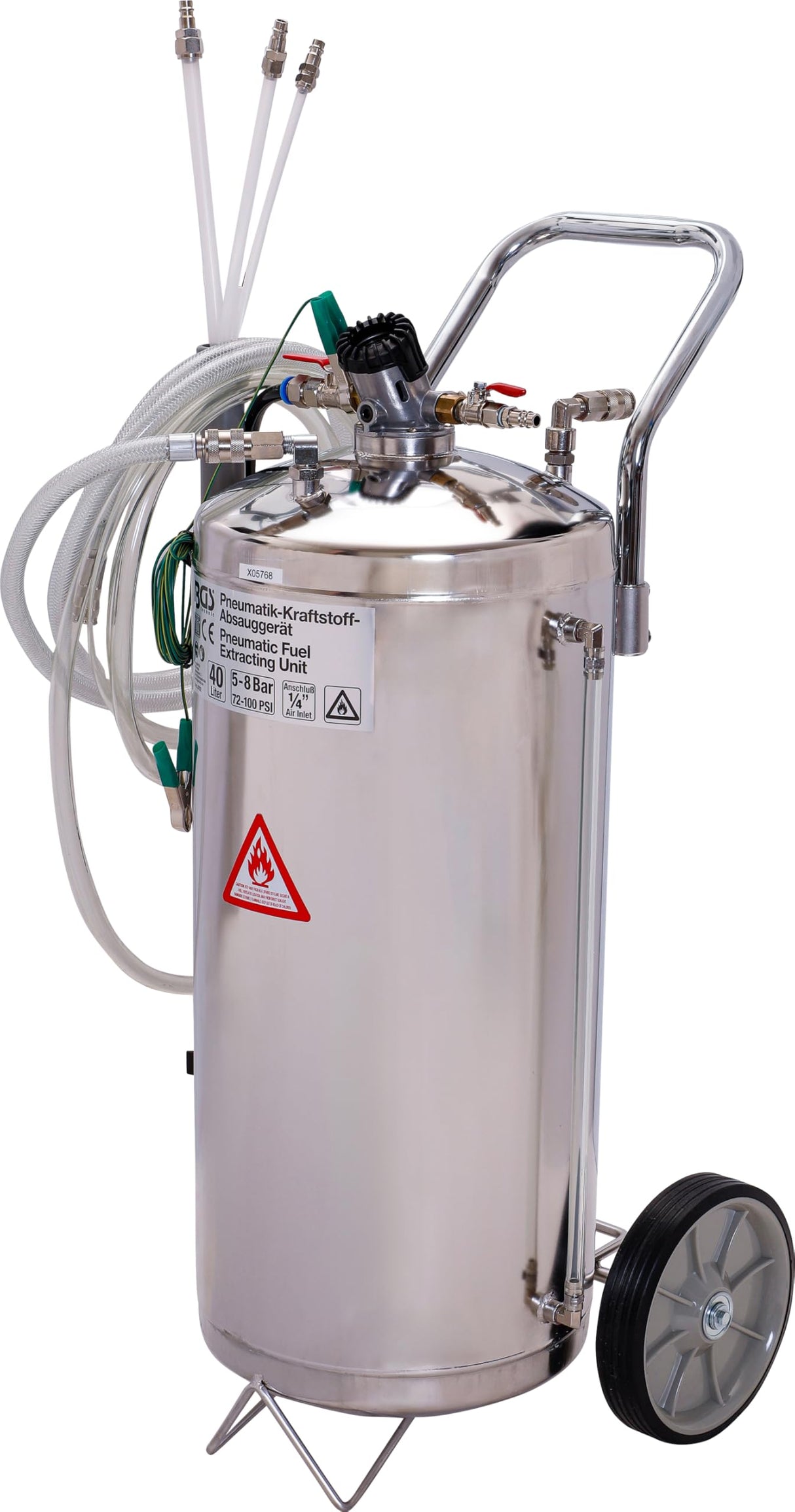 BGS 8702 | Extractor neumático de combustible | 40 l