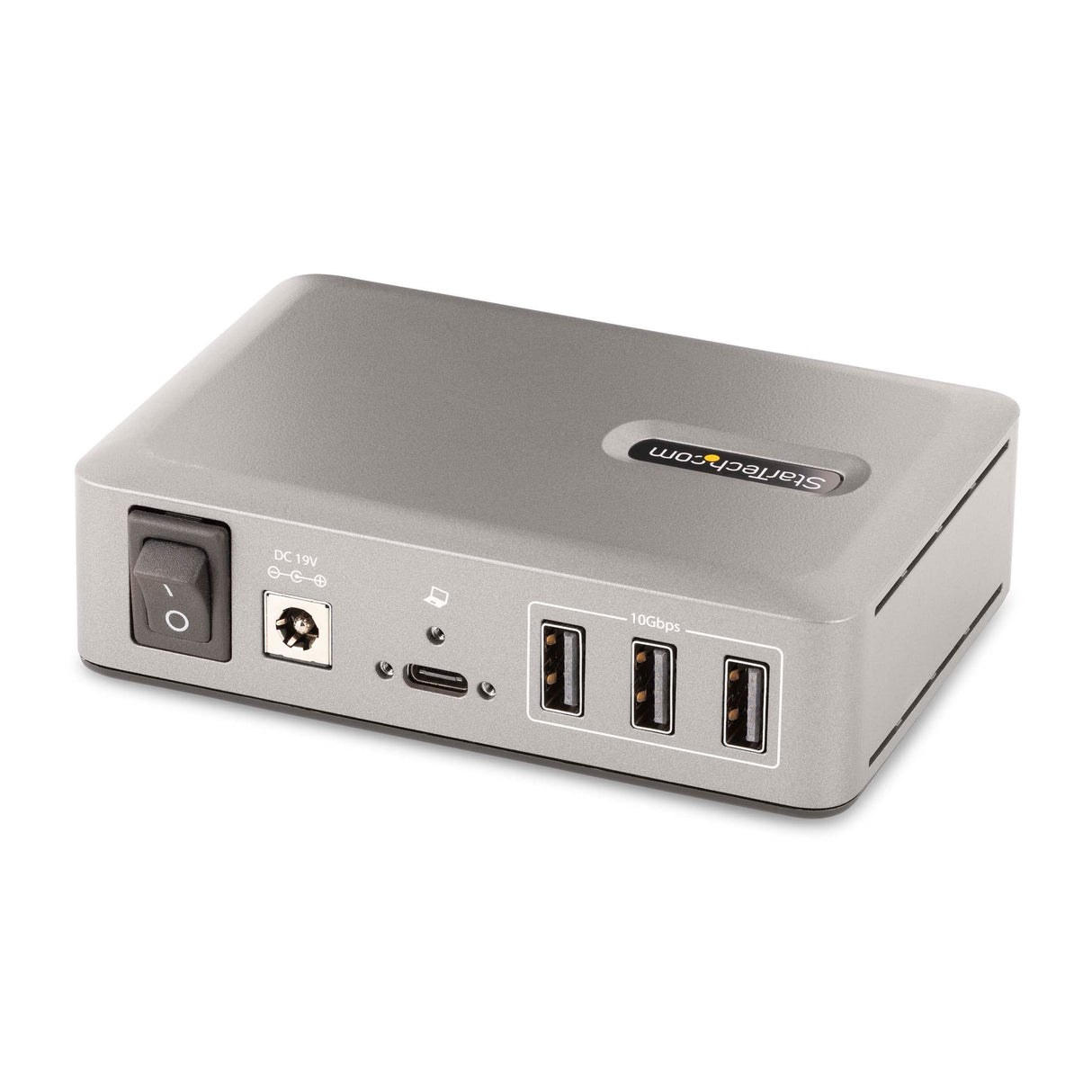 StarTech.com Hub Concentrador USB-C de 10 Puertos - 8X USB-A/2x USB-C - con Fuente de 65W - USB 3.1 10Gbps - Ladrón USB Tipo C con Certificación USB-IF - Multiplicador USB C (10G5A2CS-USB-C-HUB)