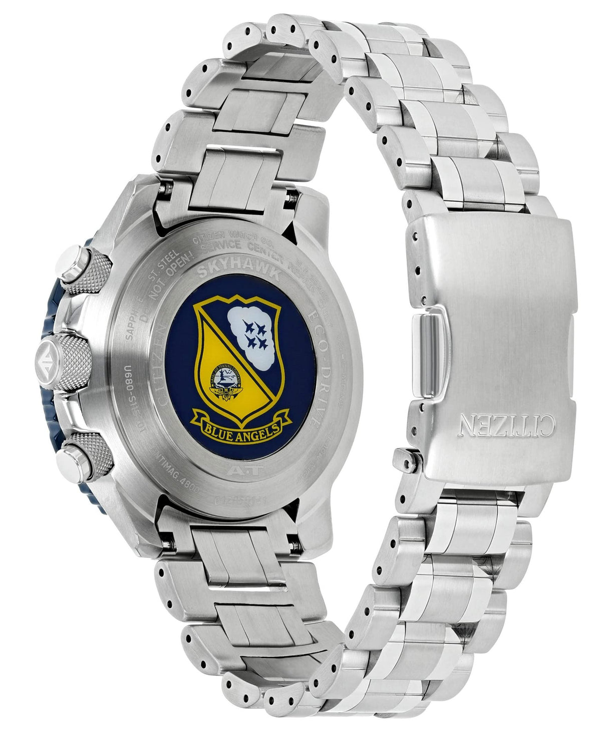 Citizen Reloj Analógico-Digital para Hombres de Cuarzo japonés con Correa en Acero Inoxidable JY8078-52L