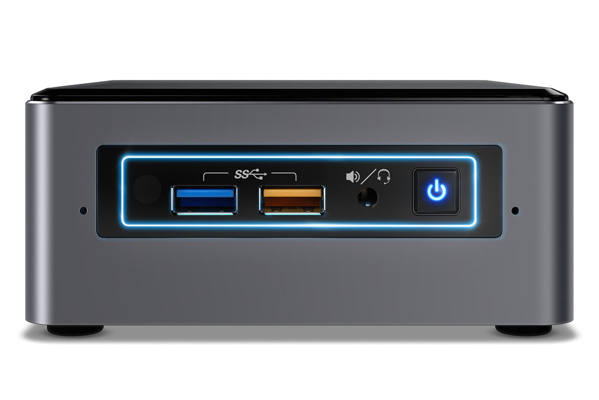 INTEL NUC BOXNUC7I5BNHXF - Ordenador Mini PC Core i5-7260U, 4 GB DDR4 RAM Pre-instalada, Optane Memory 16 GB + 1 TB HDD, Iris Graphics 640, Windows 10