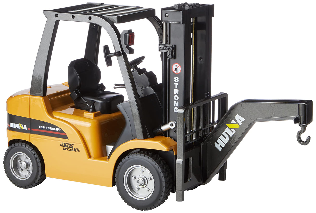 Amewi- Carretilla elevadora 1:10, Metal Fork Lift 2,4 GHz, Sonido Modelo de Control Remoto, Multicolor (22313)