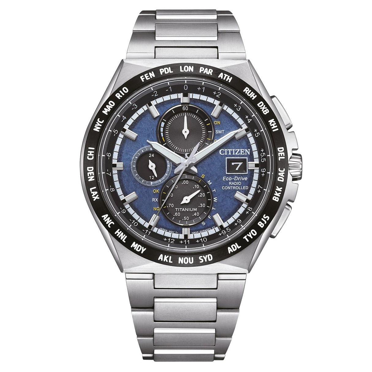 CITIZEN Reloj Cronógrafo para Hombres de Eco-Drive AT8238-84L