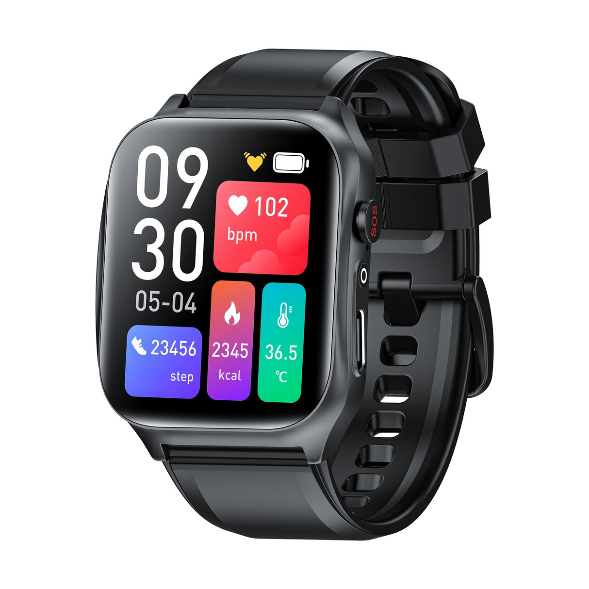 Funker - SW10 Easy Care Watch 4G - Reloj de Protección para Personas Mayores con Teleasistencia, Localizador GPS, Caídas, Botón de Ayuda SOS, Perímetro de Seguridad y Configuración Remota