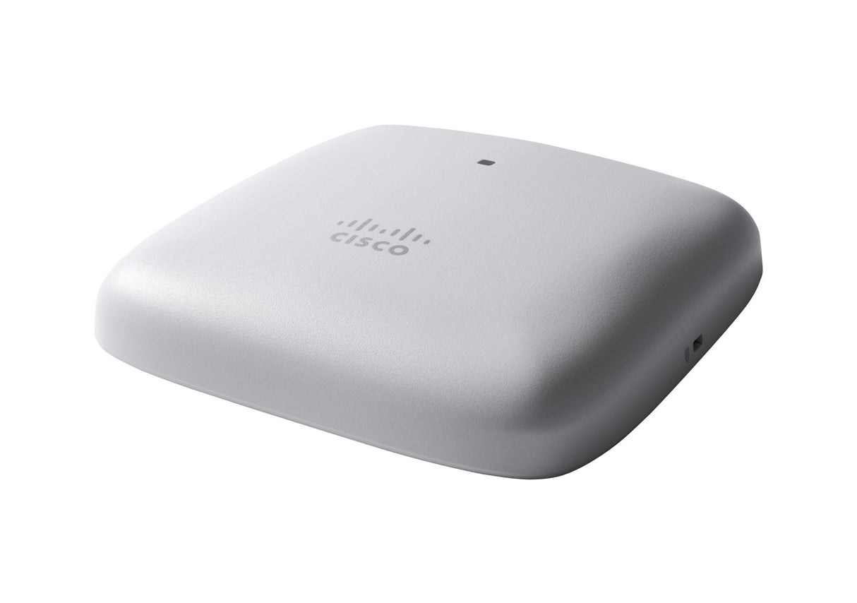 Cisco Punto de acceso Cisco Business 240AC 802.11ac 4x4 (Wave 2), 2 puertos GbE; montaje en techo, paquete de 3 unidades, protección limitada de por vida (3-CBW240AC-E)