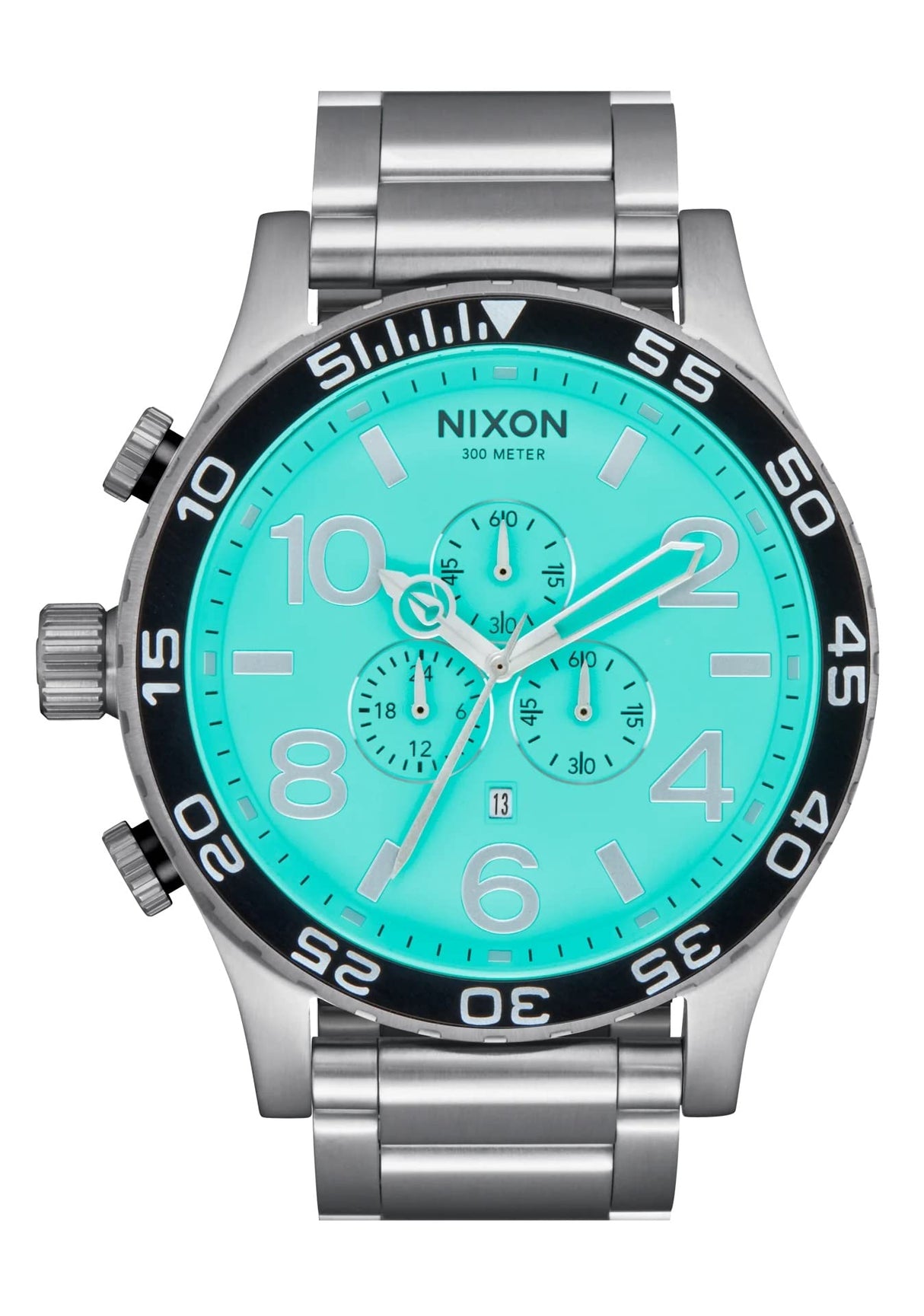 Nixon Reloj Analógico para Hombres de Cuarzo con Correa en Acero Inoxidable A083-2084-00