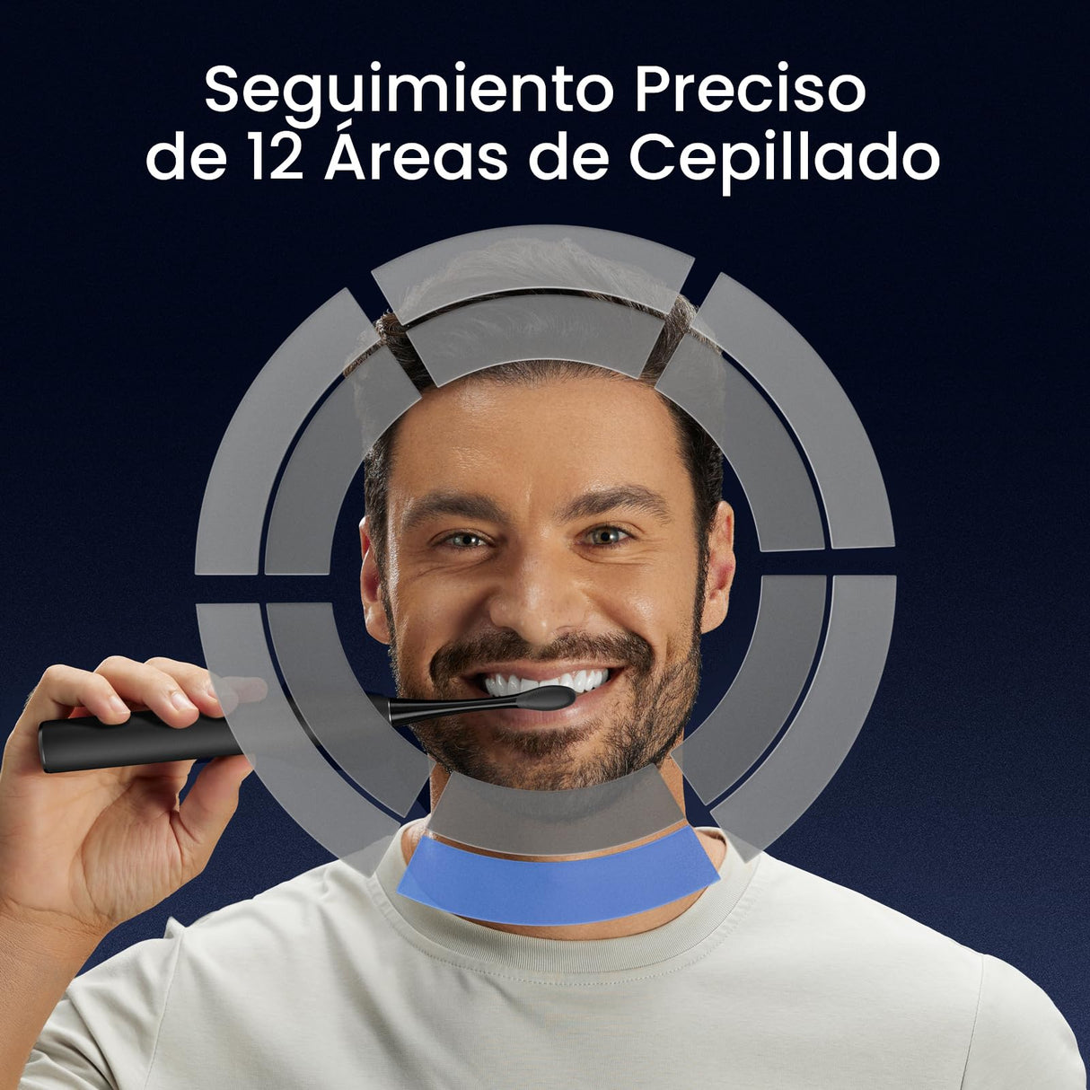 Cepillo eléctrico Oclean X Elite 10, AI cepillado personalizado,Pantalla táctil con seguimiento de 12 áreas, 40°de oscilación, 5 Modos, Temporizador, 40 Días, Pronóstico del tiempo, IPX7, Negro