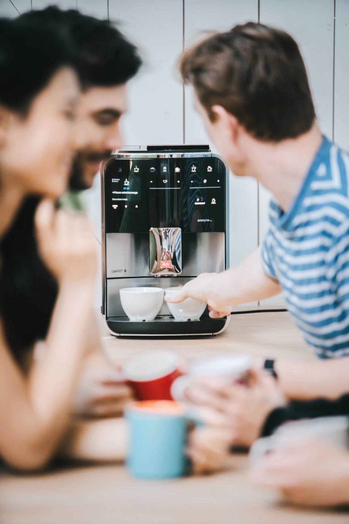 Melitta F850-101 Máquina de Café Automática Caffeo Barista TS Smart (Plata) F 850-101, 1450 W, 1.8 litros