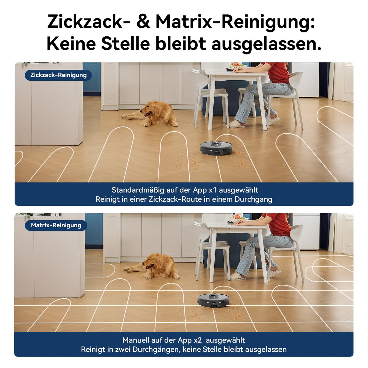 Proscenic Q8 Robot Aspirador con función de Limpieza, 4200 Pa, 200 min, Potente Robot de navegación láser con 5 Tarjetas, Control Mediante aplicación Alexa Siri IFTTT, para Suelos, alfombras, Pelo de
