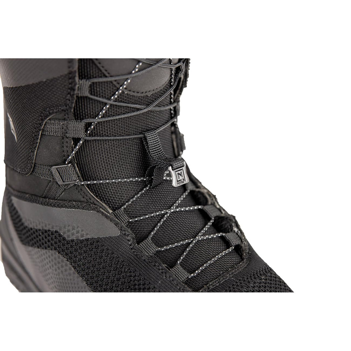 Nitro Skylab TLS '23 Splitboardboot All Mountain Freeride Premium Sistema de Cordones rápidos para Barcos Snowboard, Hombres, Negro auténtico, MP 28.5 // EU 43 1/3 // US 10,5