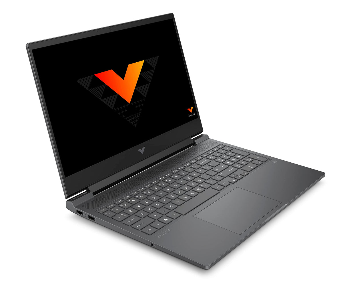 Hewlett-Packard Ordenador portátil HP Victus 16-r0167nw, Intel Core i5, 16 GB de RAM, SSD de 512 GB, NVIDIA GeForce RTX 4060, Dos, QWERTY, Srebrny, 16,1 Pulgadas
