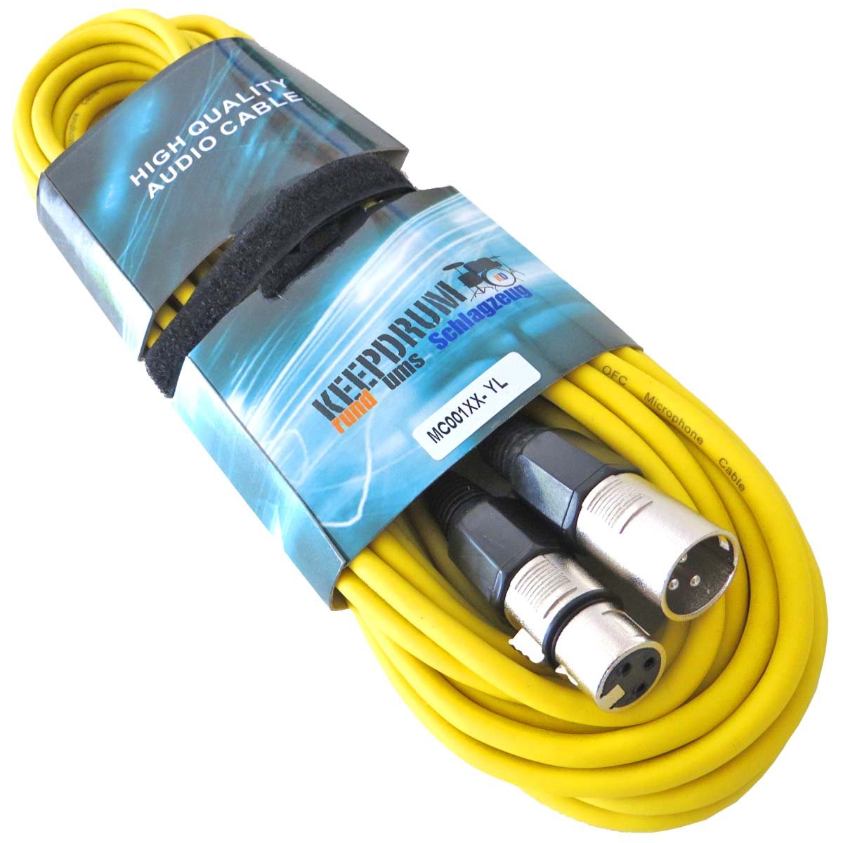MC Keepdrum de 001 x x 5 x 6 m Micrófono Juego de cables XLR Colores