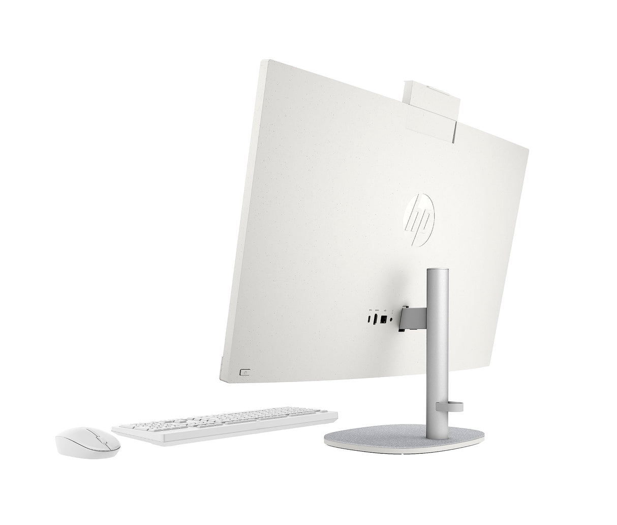 HP 27-cr0005ss - Ordenador de 27" Full HD Con Cámara, Teclado y Ratón Inalámbricos (AMD Ryzen 7 7730U, 16GB RAM, 1TB SSD, AMD Radeon Graphics, Windows 11) Blanco - Teclado QWERTY Español