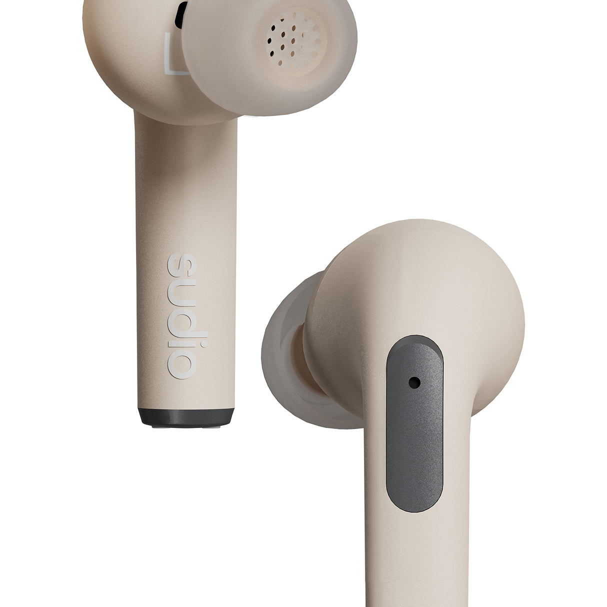 Sudio N2 Pro - Auriculares intrauditivos Bluetooth con ANC, conexión multipunto, IPX4, USB-C y Carga inalámbrica, micrófono, 30 Horas de reproducción con Estuche de Carga (Beach Sand)
