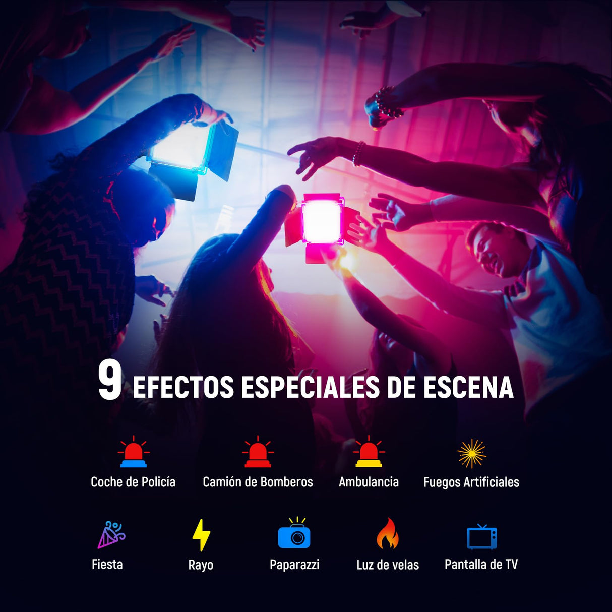 NEEWER 2 Pack 660 Pro RGB PANEL LED Video Luz con App Control Soporte Kit 360° Full Color 50W Dimmable Bicolor 3200K~5600K Video Iluminación CRI 97+ para Gaming/Streaming/Zoom/Youtube/Webex/Fotografía