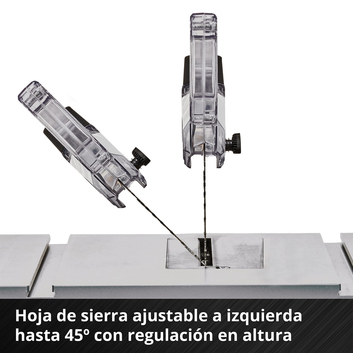 Einhell Sierra de mesa circular con batería TE-TS 36/210 Li-Solo Power X-Change (36 V, iones de litio, Ø210 x Ø30 mm hoja, ampliación de mesa, incl. tope angular, sin batería ni cargador)
