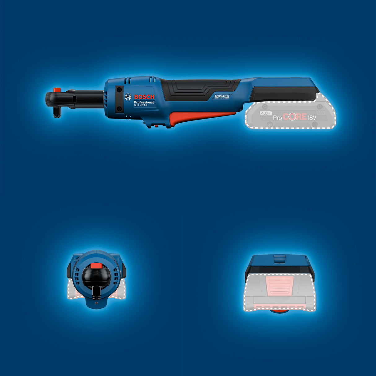 Bosch Professional 18V System llave de crique a batería GRC 18V-60