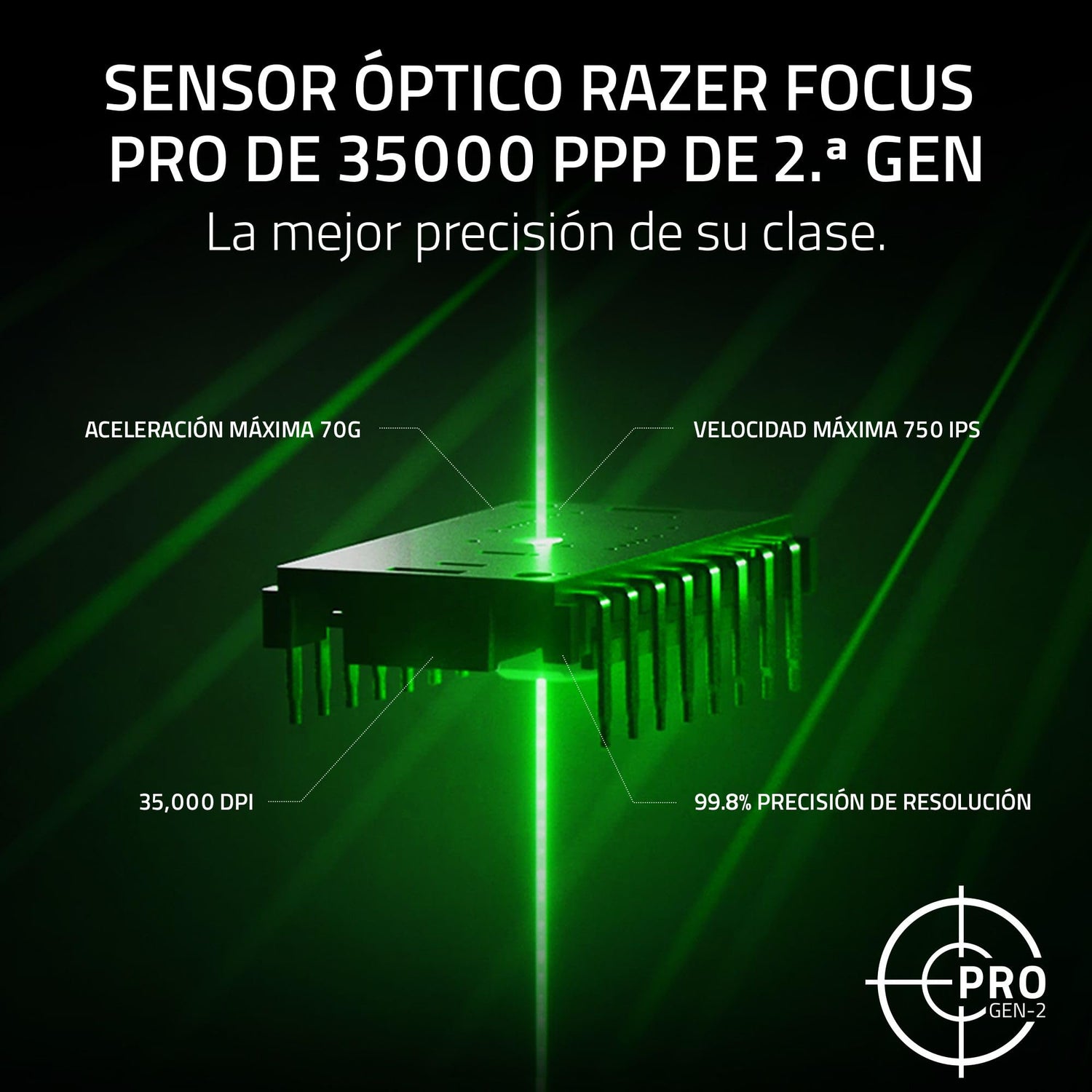 Razer Viper V3 Pro - Ratón inalámbrico Ultraligero Esports Gaming (8K Hz HyperPolling, diseño Ligero de 54g, Sensor Focus Pro 35K dpi, HyperSpeed Wireless, 95 Horas de duración) Negro