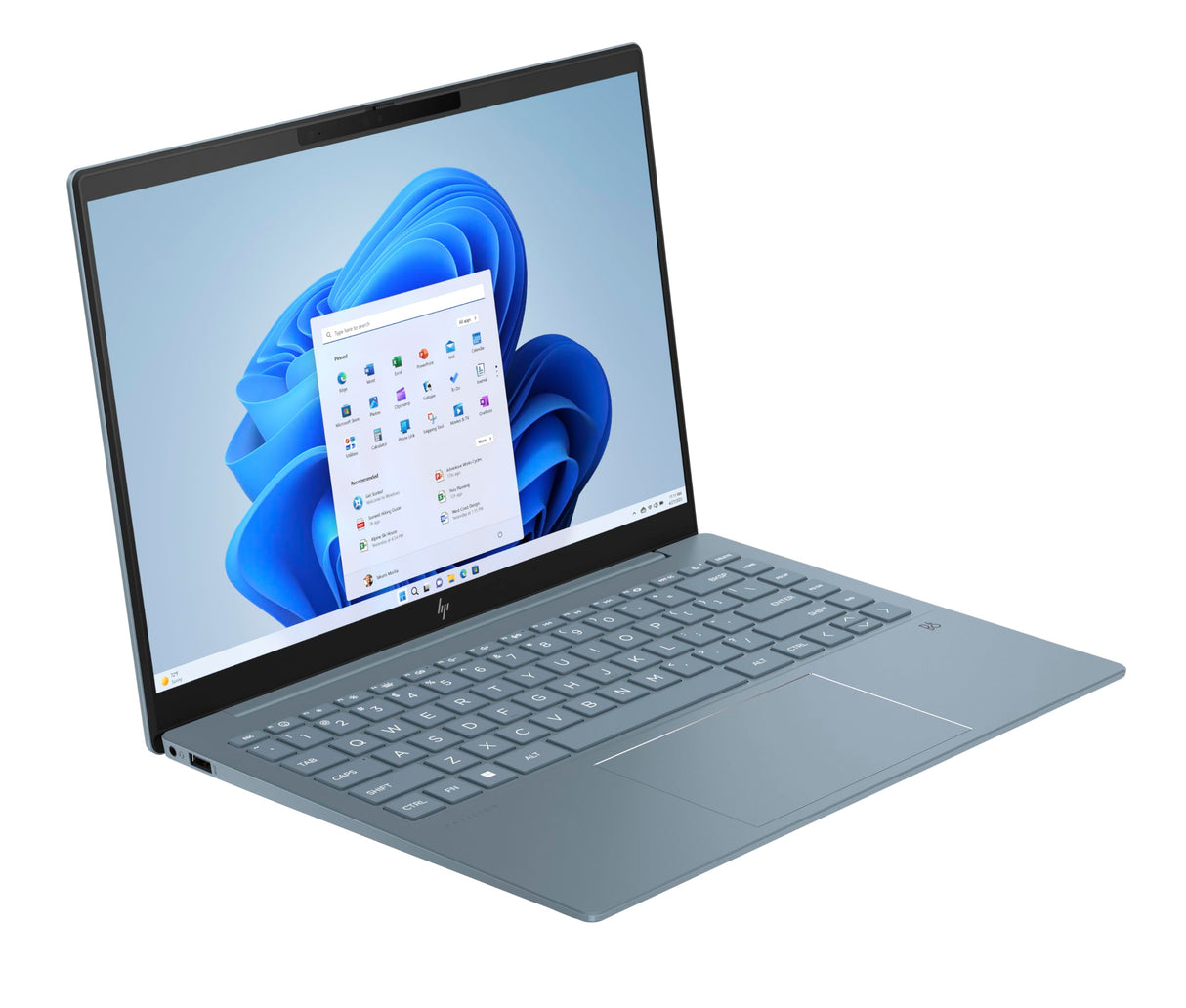 HP Pavilon Plus 14-ew1007ns - Ordenador portátil de 14" OLED 2.8K (Intel Evo Core Ultra 7, 32GB RAM, 1TB SSD, Intel ARC Graphics, Windows 11) Azul - Teclado QWERTY Español