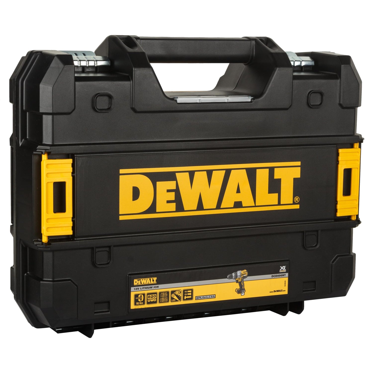 DEWALT DCD996NT - XJ - Taladro Percutor sin escobillas XR 18V XRP 13mm 95Nm sin cargador/batería con maletín TSTAK
