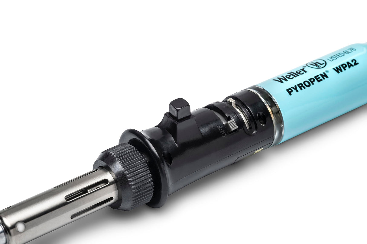 Weller Professional T0051605899 Soldador de Gas Piezoeléctrico Pyropen Temperatura, 0-650 °C