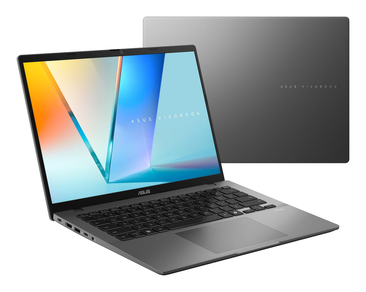 ASUS Vivobook S 14 S3407CA-LY040W Copilot+ PC - Ordenador Portátil 14" WUXGA (Intel Core Ultra 7 255H, 16GB RAM, 1TB SSD, ARC 140T, Windows 11 Home) Gris Mate - Teclado QWERTY español