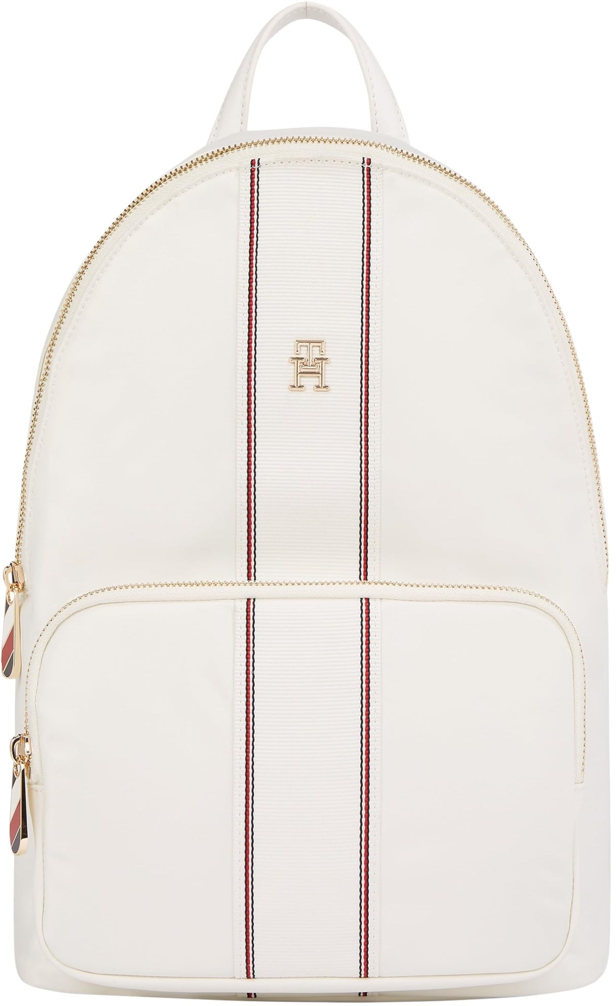 Tommy Hilfiger Mochila Mujer Poppy mediana, Marfil (Ecru Corp), Talla Única
