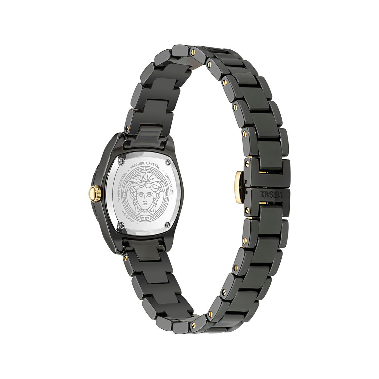 Versace Reloj Analógico para Mujer'S de Cuarzo Suizo con Correa en Cerámica VE9F00124