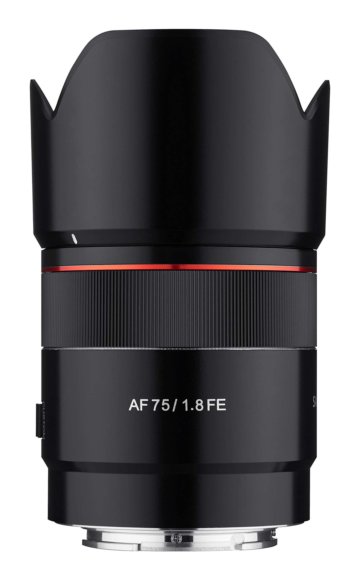 Samyang AF 75mm F1.8 Teleobjetivo Compacto de Enfoque automático para Sony FE Mount, Negro (SYIO75AF-E)