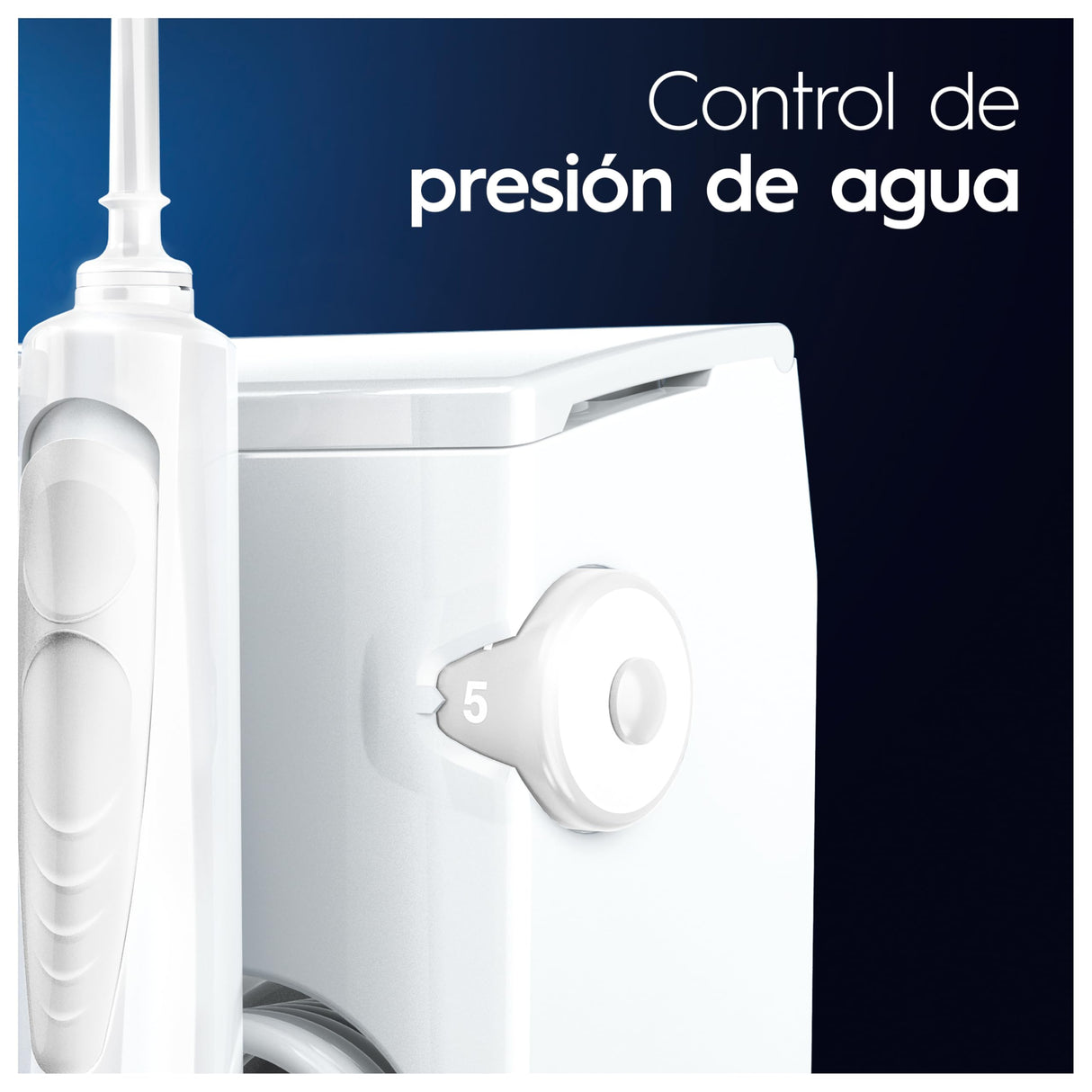 Oral-B Centro De Salud Bucal Irrigador: Irrigador Dental de Agua, Cabezal Oxyjet, Cabezal Water Jet + Cepillo de Dientes Eléctrico iO6 con Cabezal de Recambio, Regalos Originales para Mujer y Hombre