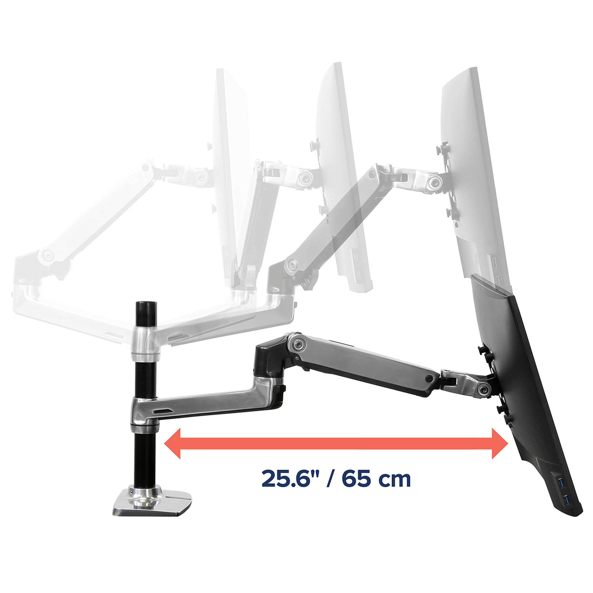 Ergotron LX Redesign Dual Arm Pole MOUNTDESK