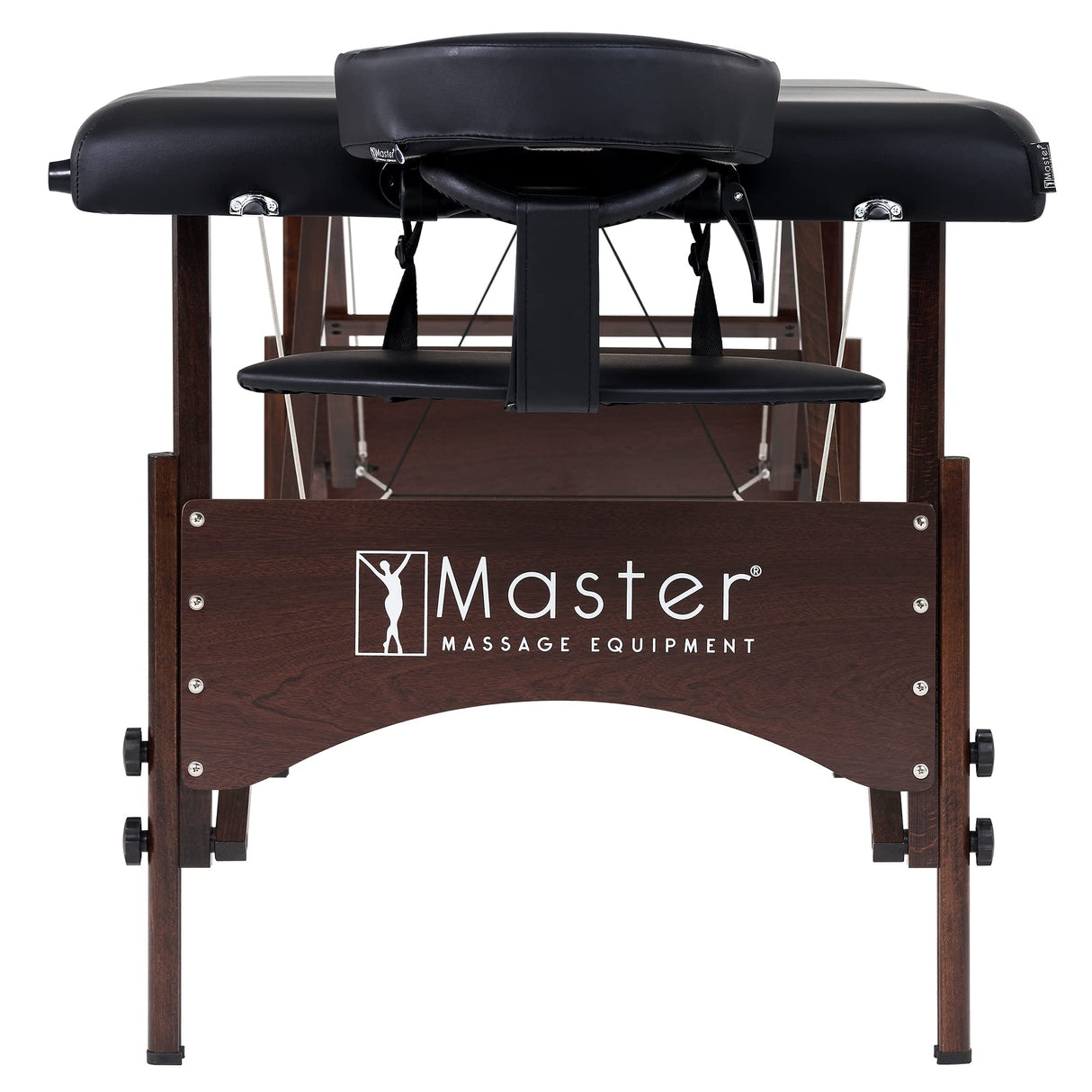 Master Massage Cama portátil Argo de 71 cm, patas de madera de nogal, bolsa de transporte, camilla de masaje, para cosméticos, terapia, cama de tratamiento, tatuaje, cama plegable, madera ultraligera,
