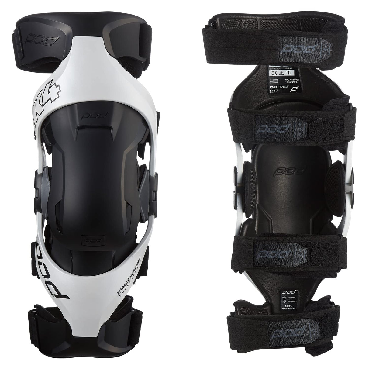 Pod Active K4 2.0 Knee Brace (PR) White/Black