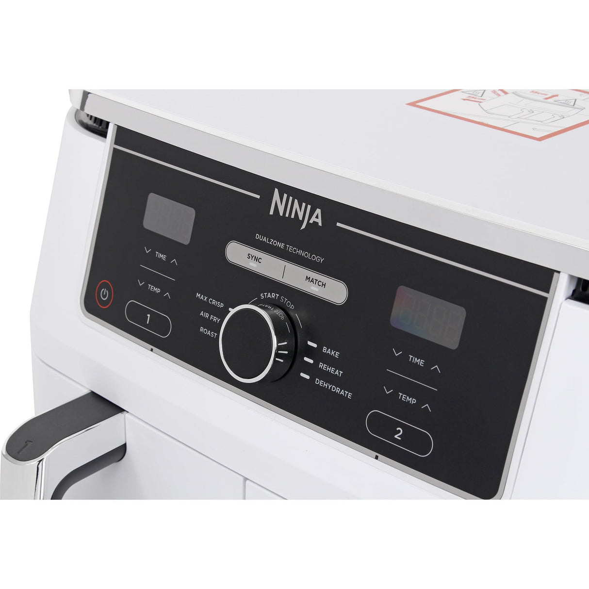 Ninja Dual-Zone 6 en 1 Hot Airsinterizadora/White AF400EUWH