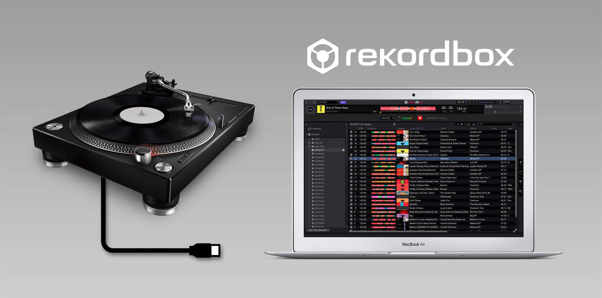 Pioneer DJ Giradiscos mod. PLX-500 de alto par, USB, negro