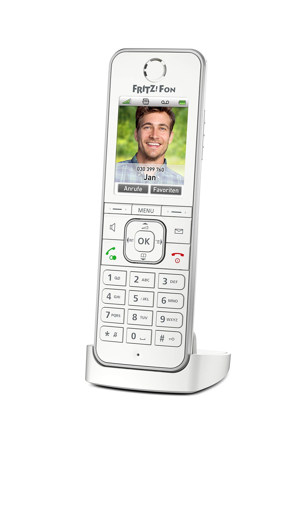 AVM Fritz!Fon C6 - apropiado para FRITZBox 6430, FRITZBox 6490, FRITZBox 6590, FRITZBox 6820 LTE /4G FRITZBox 6890 LTE /4G FRITZBox 7430, FRITZBox 7490, FRITZBox 7530, FRITZBox 7590