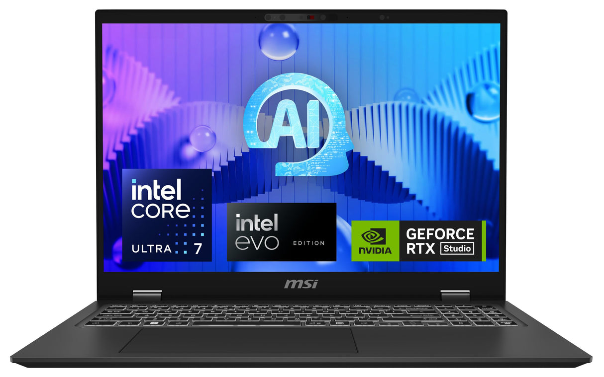 MSI Prestige 16 AI Studio B1VFG-010-16" QHD Display, Intel Core Ultra 7 155H, 32GB DDR5 RAM, 1TB GB SSD, NVIDIA