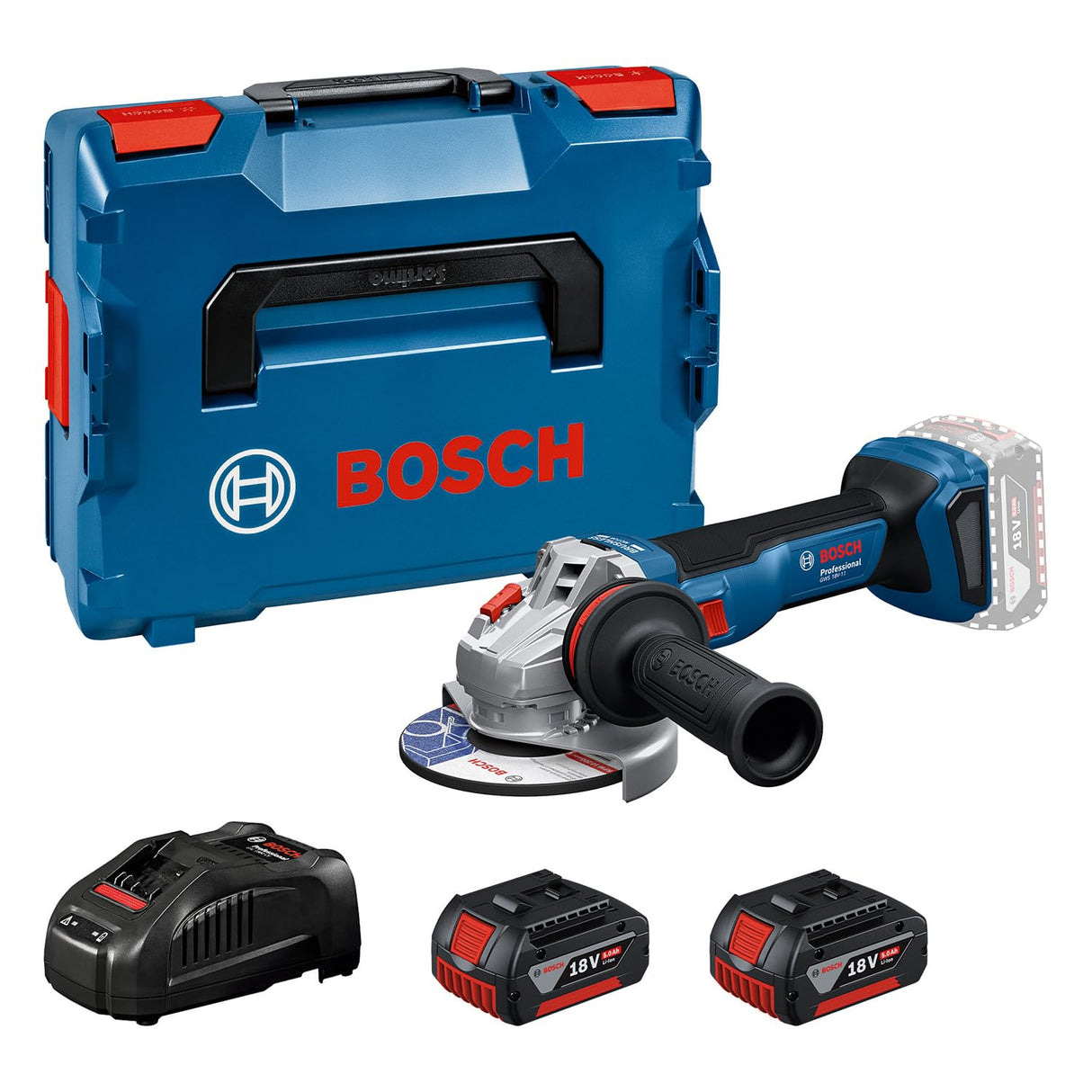 Bosch Professional 18V System amoladora angular a batería GWS 18V-11 (diámetro del disco de 115 mm)