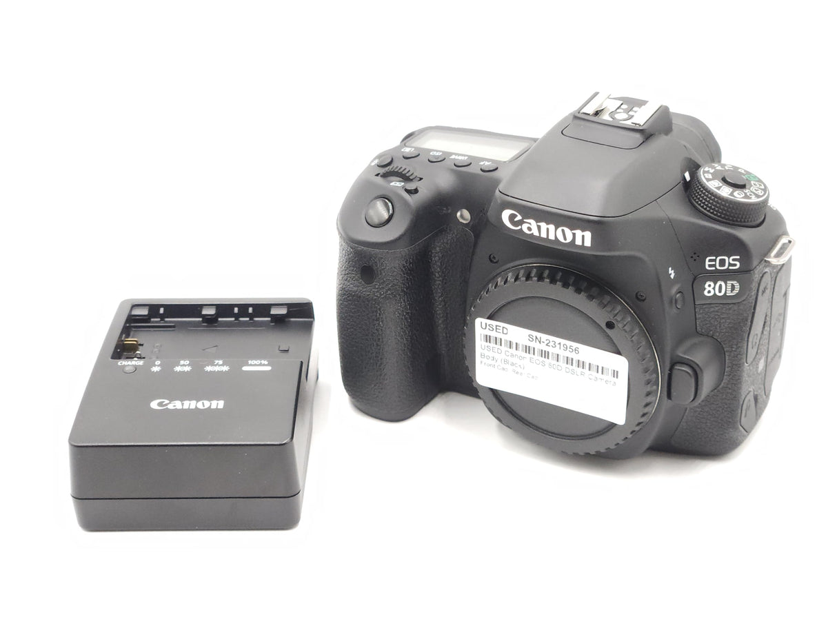 Canon EOS 80D 1263C036 - Cuerpo de la cámara digital SLR 24,2 MP, 6000 x 4000 Pixeles, CMOS, Full HD, 650 g, color negro