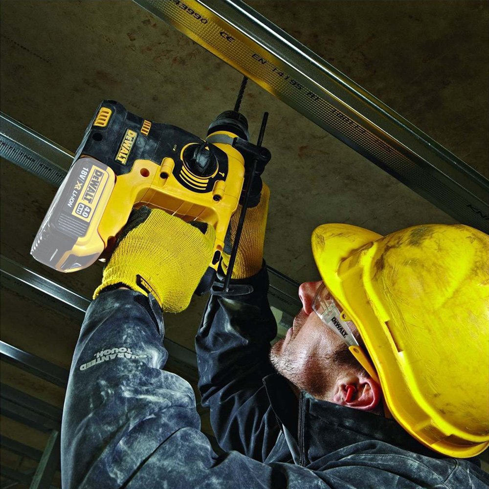 DeWalt DCH253N-XJ - Martillo Electroneumático XR 18V SDS Plus 2,1J sin cargador/batería, Yellow/Black