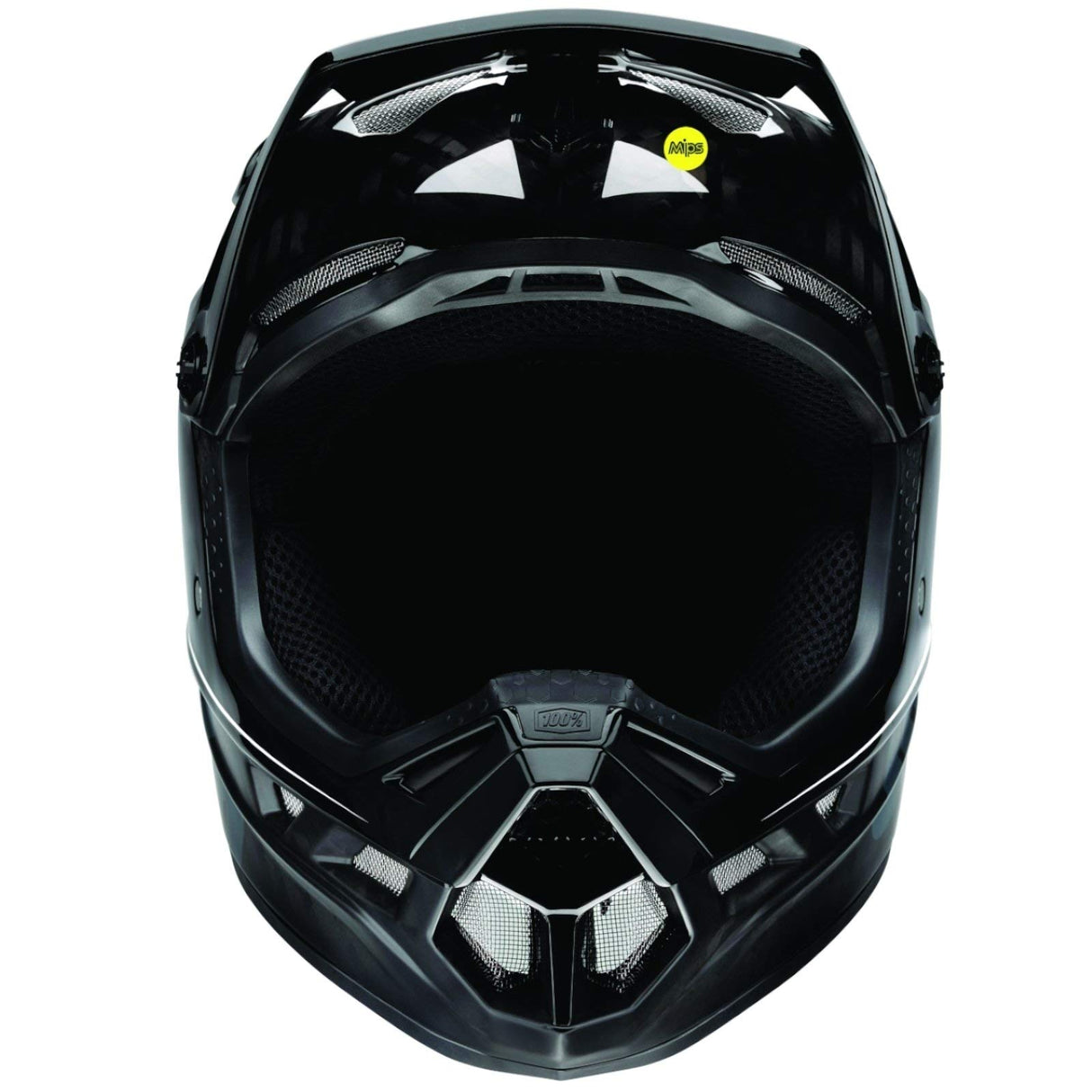 Inconnu 100% Aircraft Casco Integral Unisex, Negro